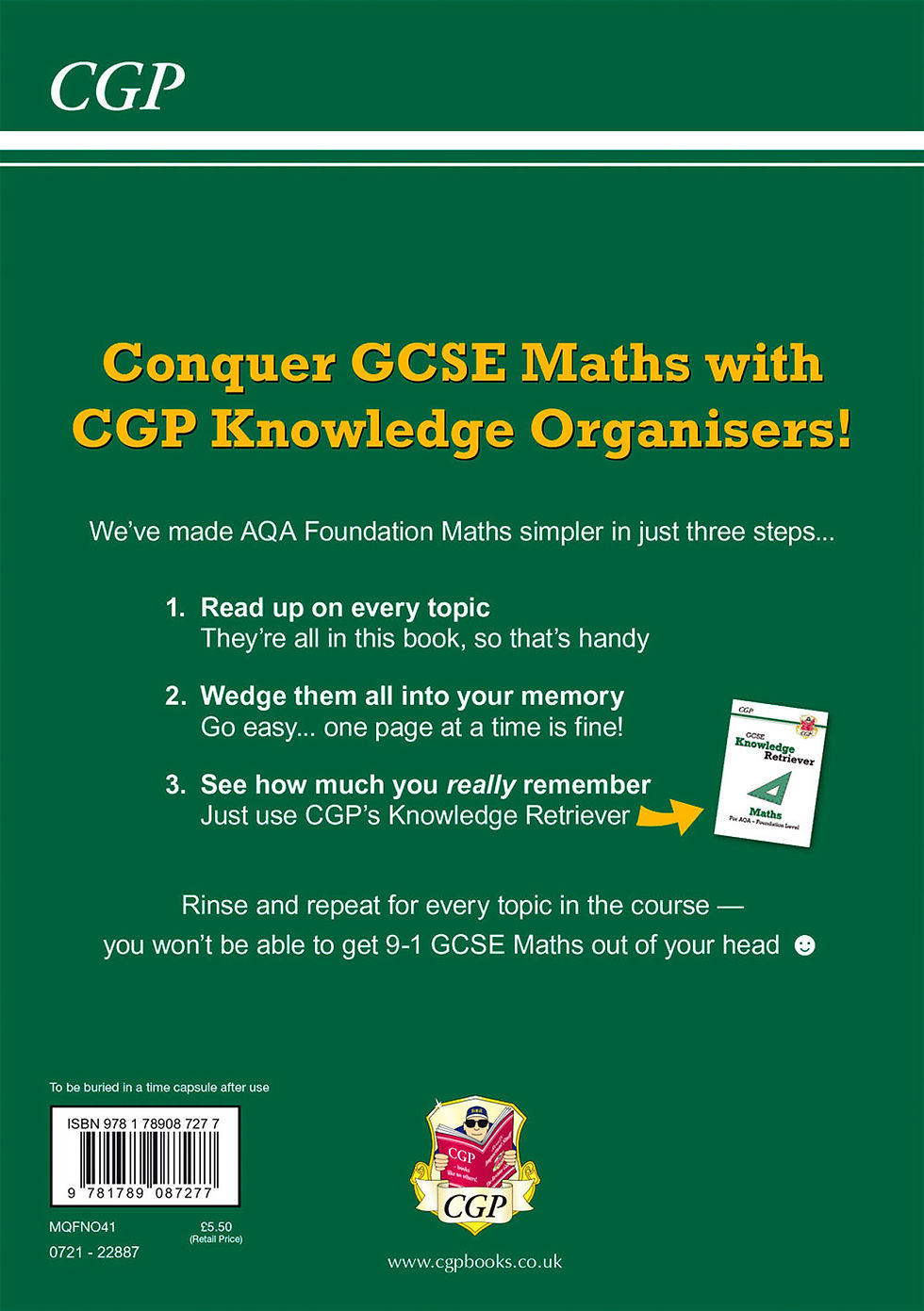 Thumbnail: GCSE Maths AQA Knowledge Organiser - Foundation