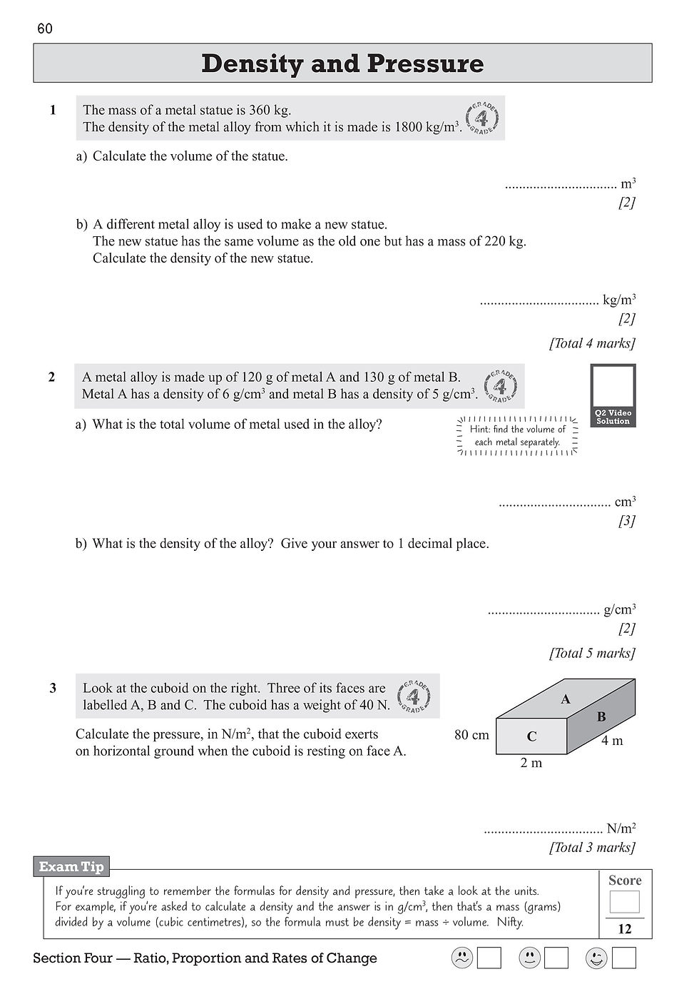 Thumbnail: GCSE Maths AQA Exam Practice Workbook: Foundation - includes Video Solutions and