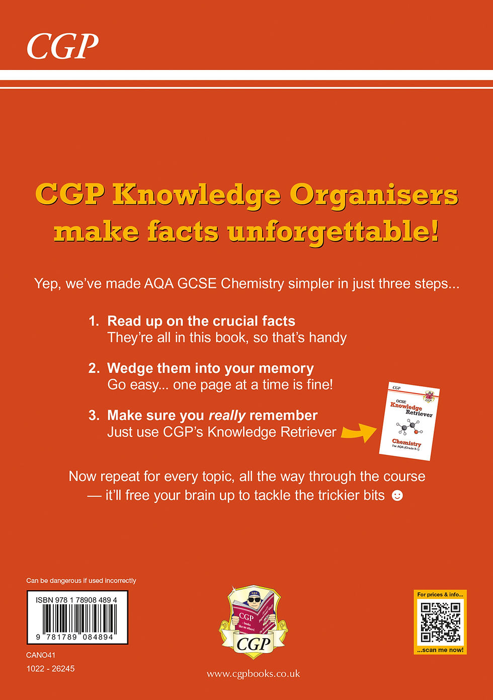 Thumbnail: GCSE Chemistry AQA Knowledge Organiser