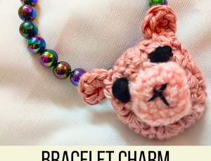 Tiny Bear Bracelet Charm Crochet Pattern 🐻✨