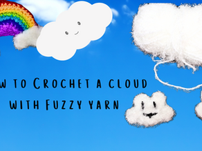 How to Crochet a Fuzzy Cloud – Easy & Quick Video Tutorial