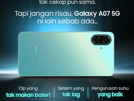 Samsung Galaxy A07 5G 登场:为真实生活而打造的长续航手机