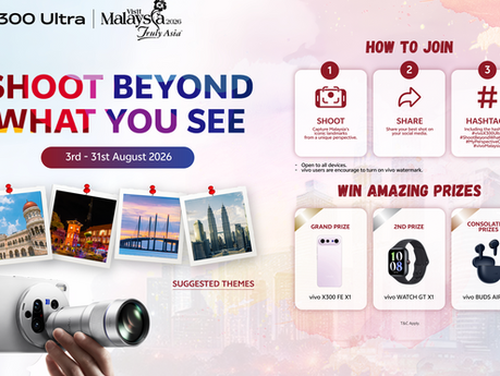 vivo Malaysia 推出「Shoot Beyond What You See」摄影挑战赛 邀请全民用 X300 Ultra 重新发现马来西亚之美