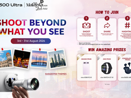 vivo Malaysia 推出「Shoot Beyond What You See」摄影挑战赛 邀请全民用 X300 Ultra 重新发现马来西亚之美