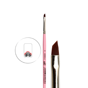 Brush Beveled square for One Stroke #4