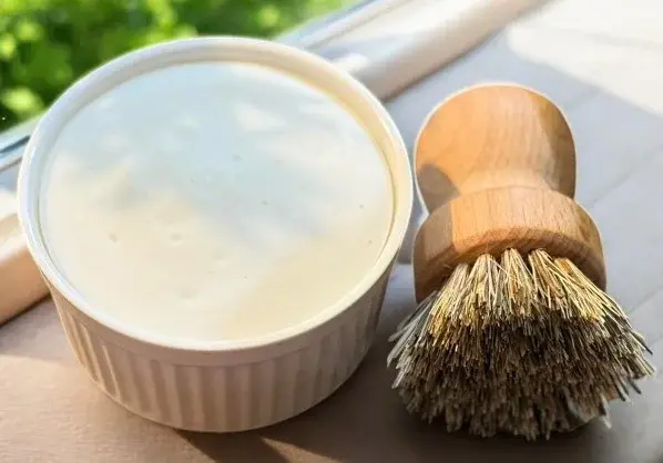 Solid Dish Soap in a Ramekin