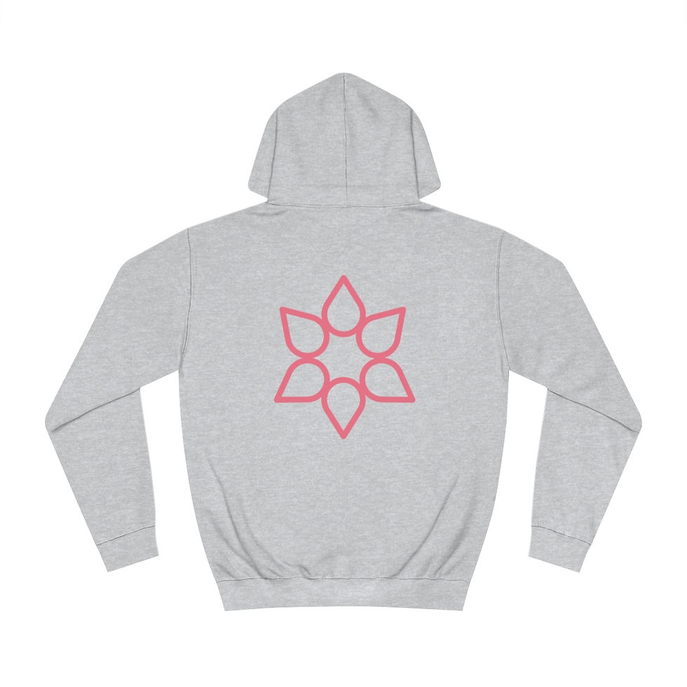 Thumbnail: CLEAR Flower - Unisex College Hoodie