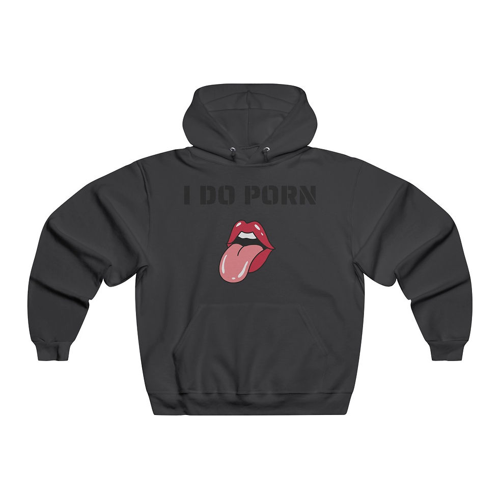 Thumbnail: CLEAR Unisex - I Do Porn Hoodie 