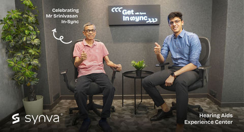 Happy Hearing Aid user of Synva Hearing Aids Experience Center