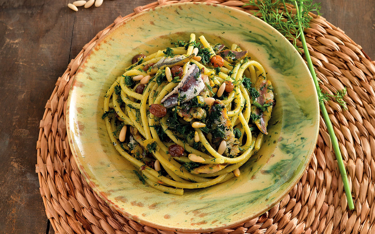 Pasta con le sarde e finocchietto