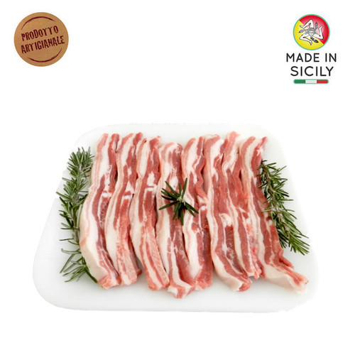 Pancetta fresca di suino nero dei Nebrodi