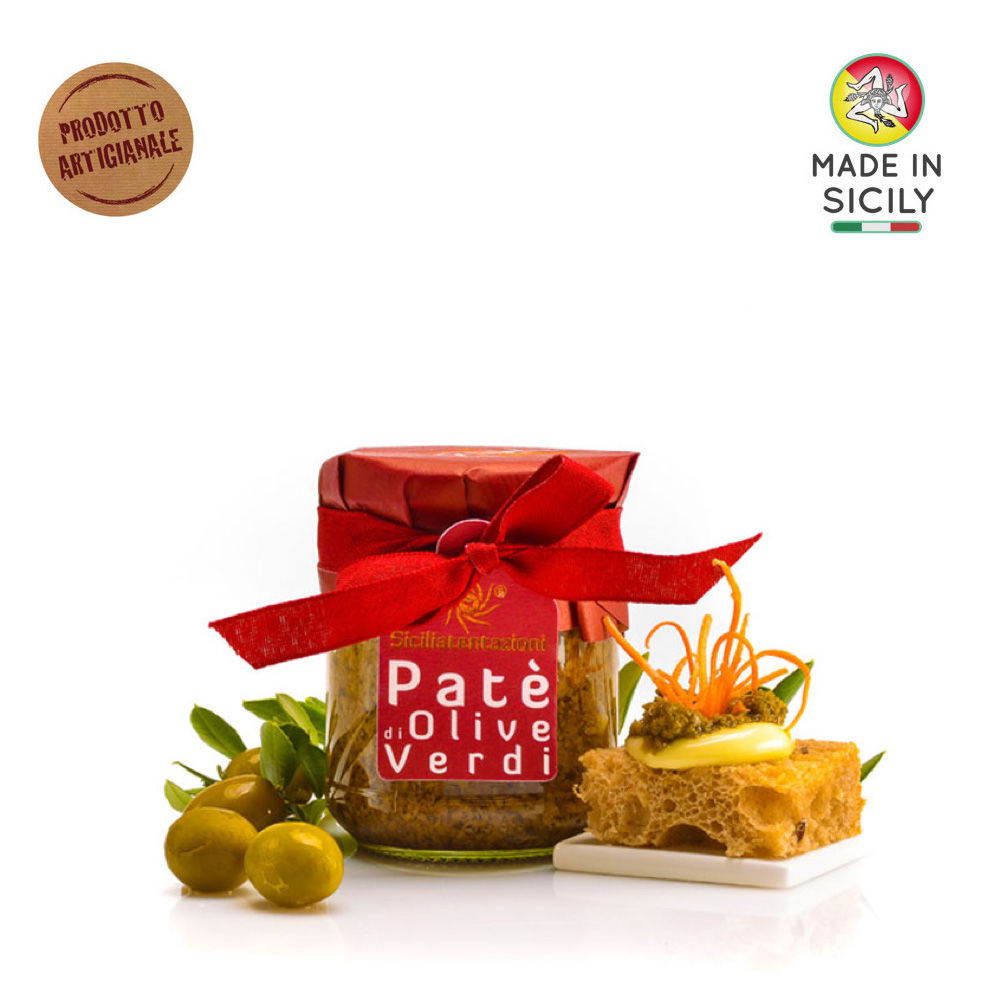 Patè di olive verdi 180 gr Sicilia Tentazioni