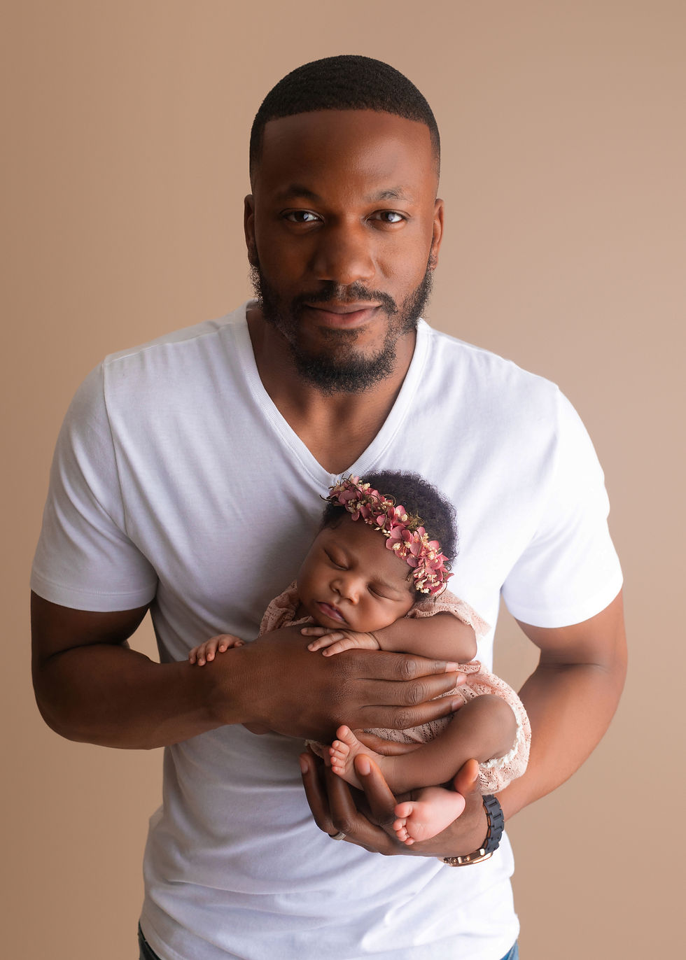proud dad newborn