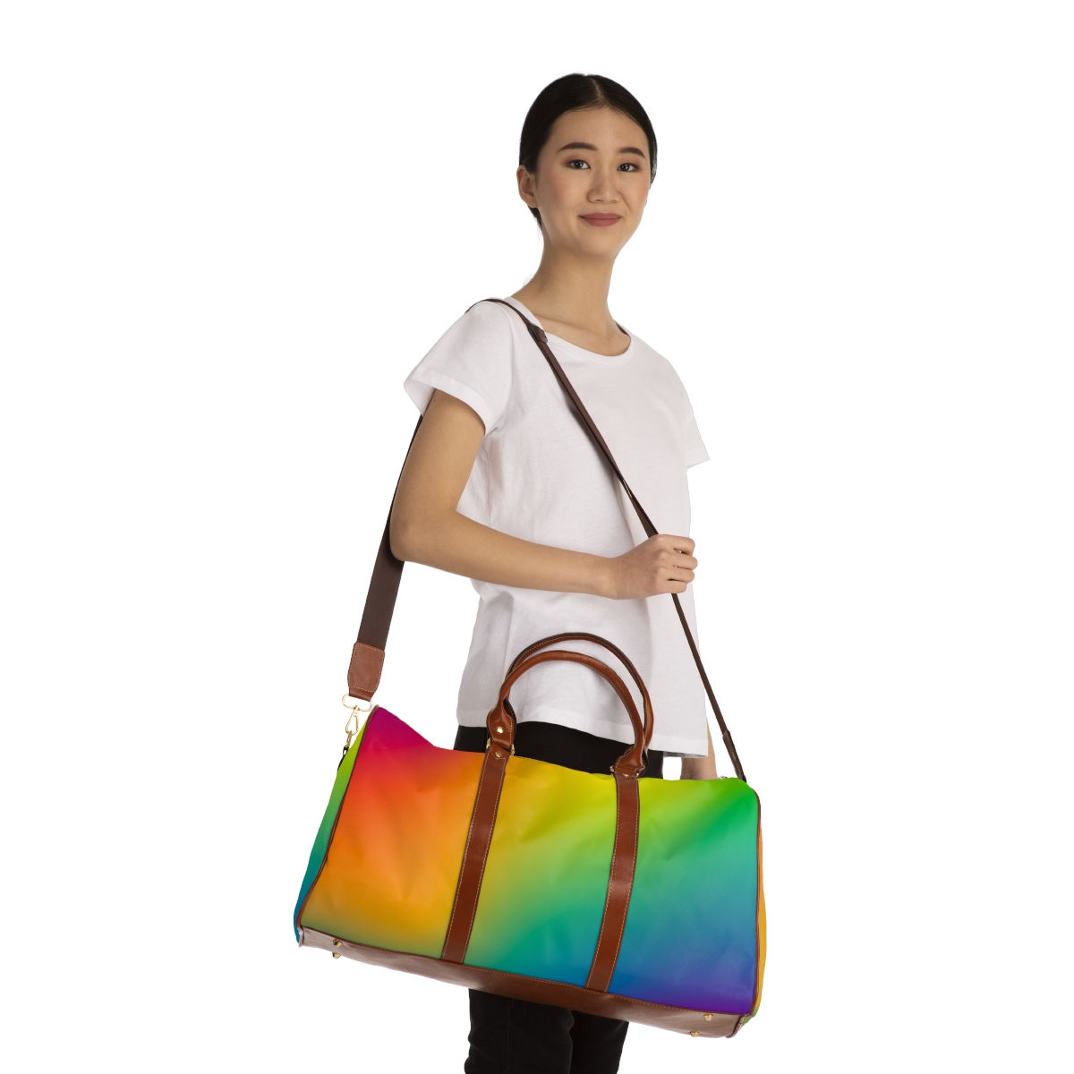 High-grade Waterproof Colorful Travel Bag With Adjustable Shoulder Strap