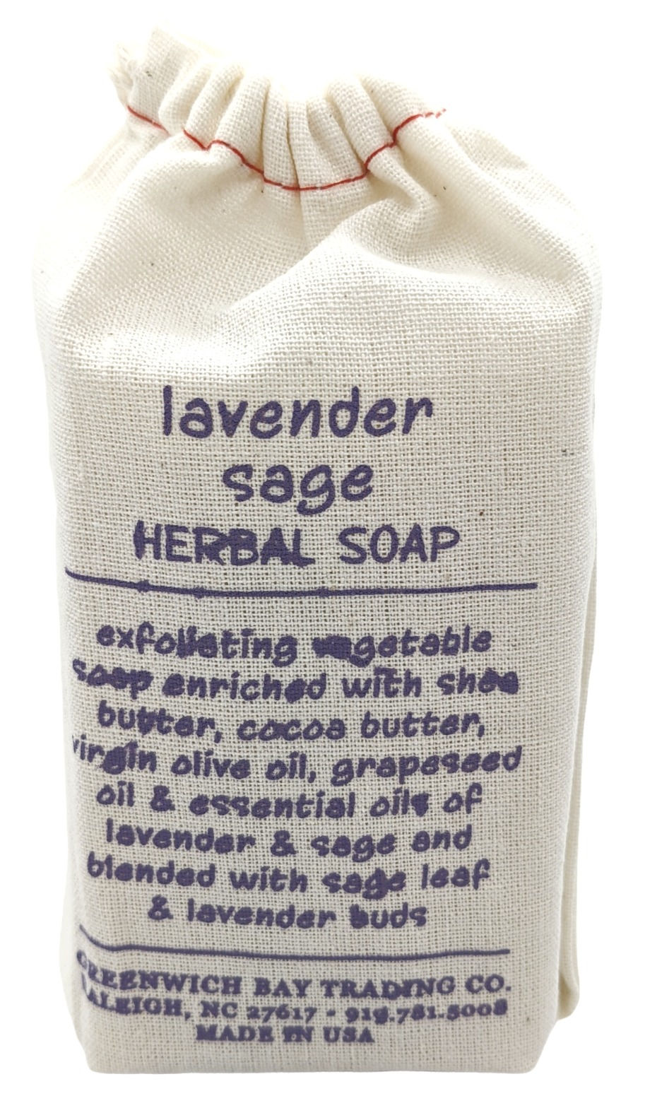 Thumbnail: Lavender Sage Herbal Soap, 6.4 oz