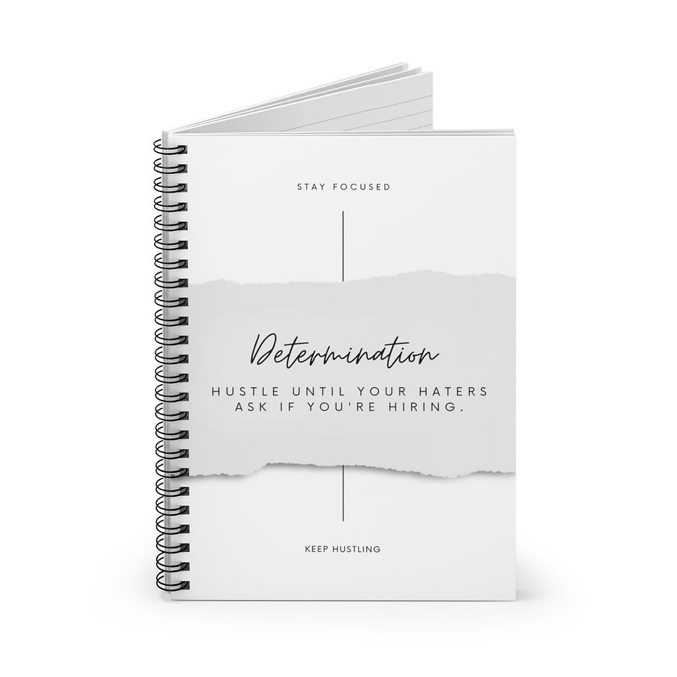 Thumbnail: Spiral Notebook - Ruled Line - Hustle until your haters ask if you're hiring.