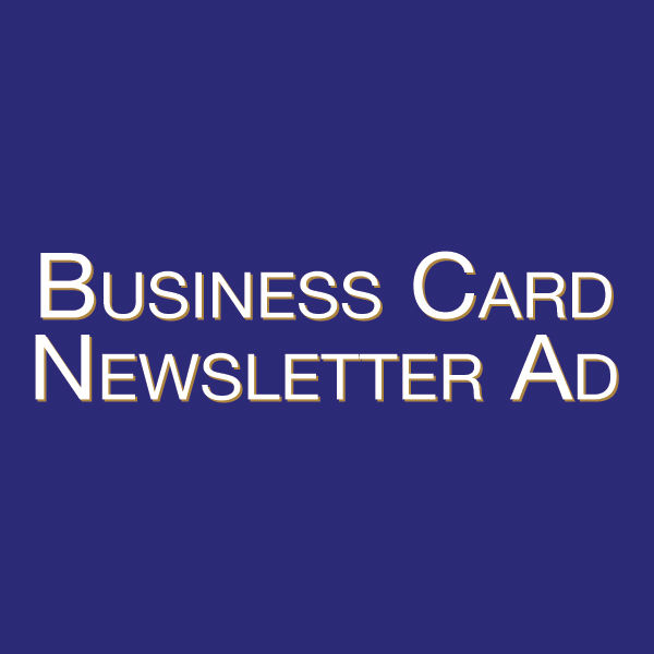 Business Card Ad (12 issues)
