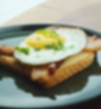 Toast bacon