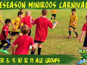 Preseason MiniRoos Carnivals