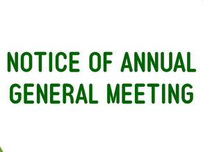 Notice of Annual General Meeting - POSTPONED
