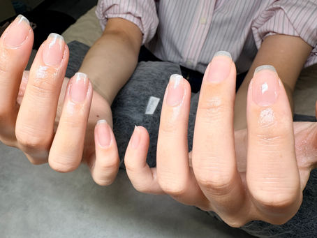 ネイルケアうる艶仕上げ