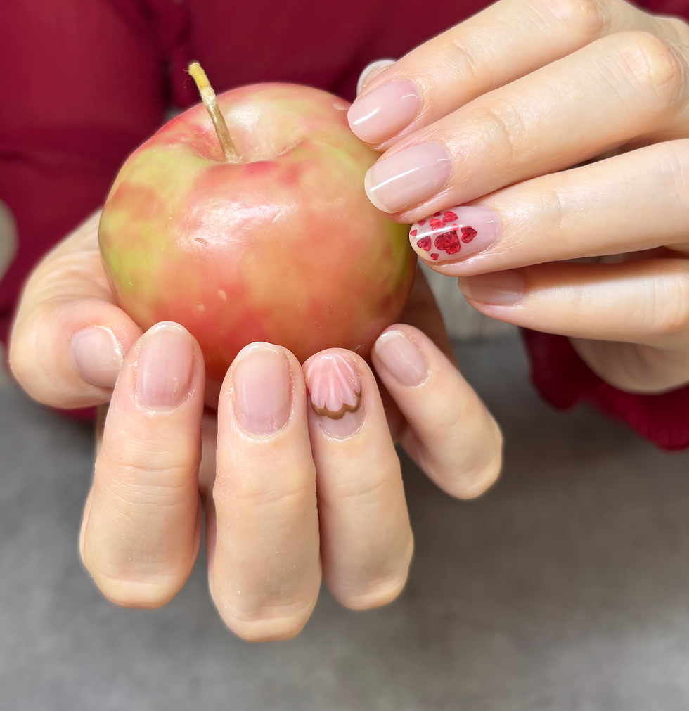 バレンタインネイル♡