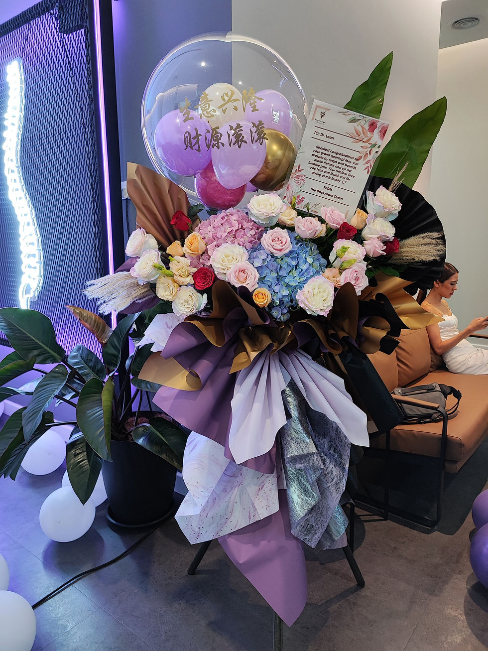 Grand Opening Flower Stand