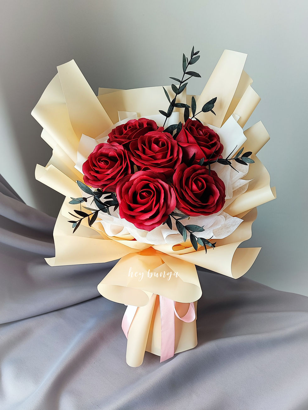 Flower Bouquet (Scented Soap Roses)