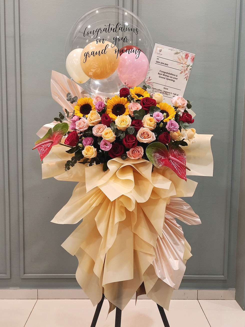 Grand Opening Flower Stand