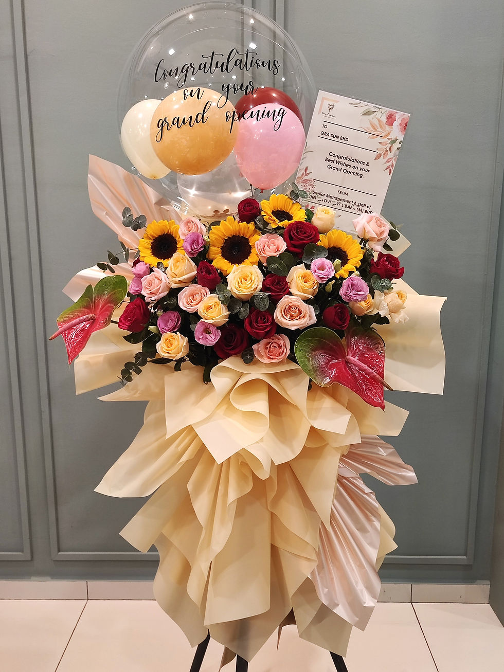 Grand Opening Flower Stand