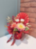 Fortune cat cny flower box