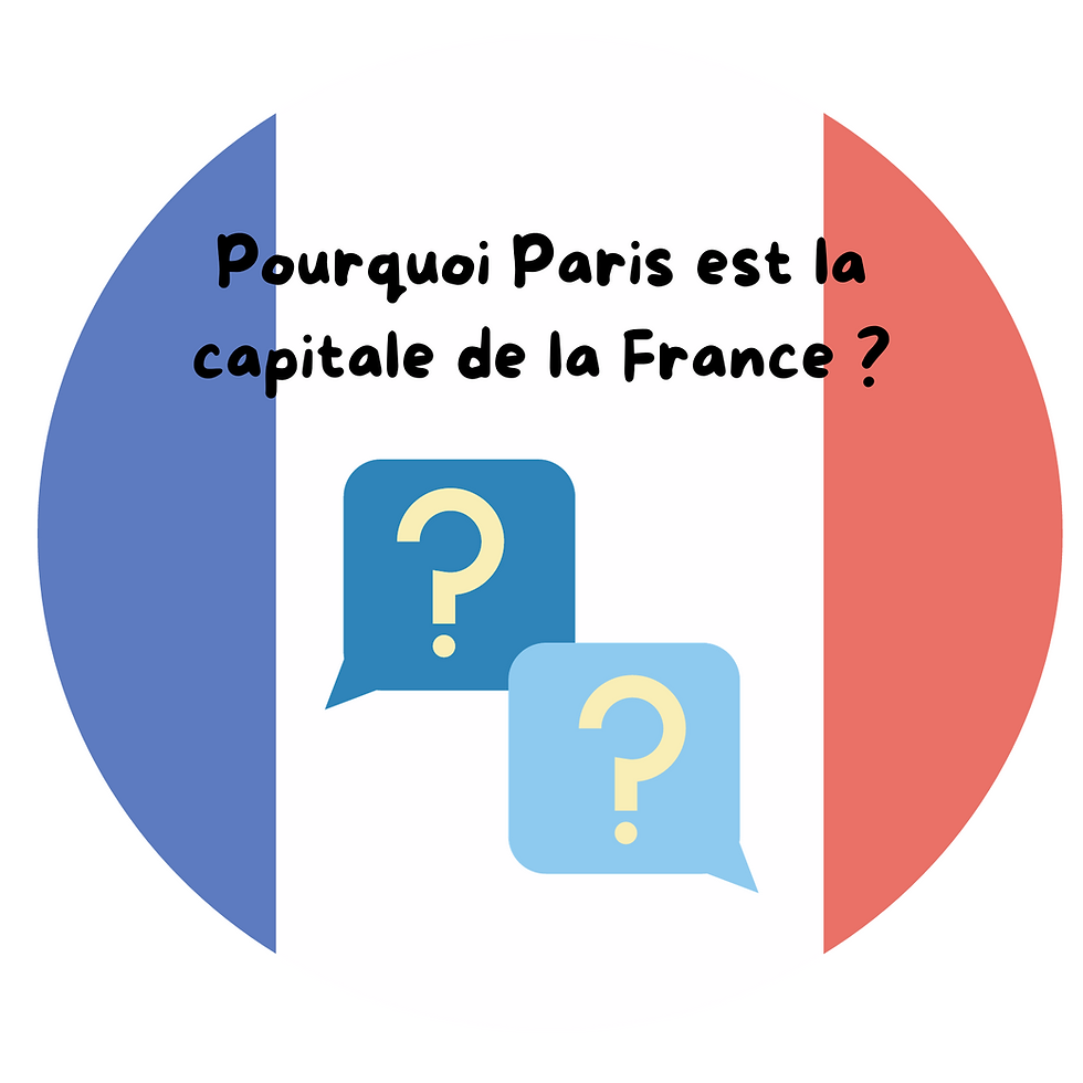 Pourquoi Paris est la capitale de la France ?