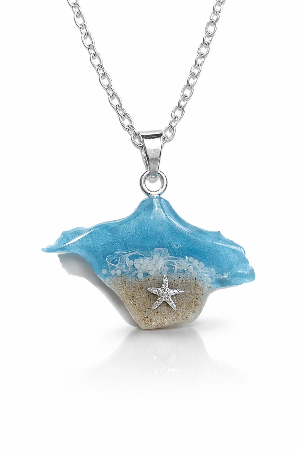 Handmade Isle of Wight Resin necklace