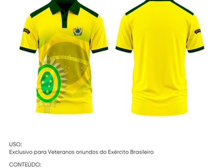 AMIFA LANÇA CAMISETA DOS VETERANOS DA FORÇA TERRESTRE