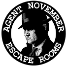 Agent November Escape Rooms Logo (Circular) with white behind AN (2).png