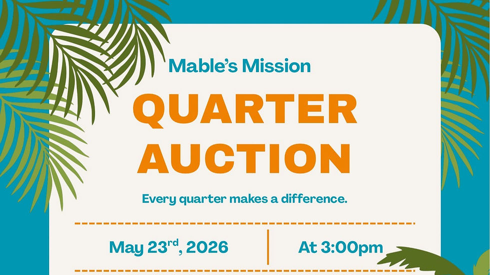 Mable's Mission Quarter Auction