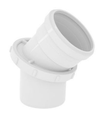 Curvar 45° esgoto em PVC Tigre