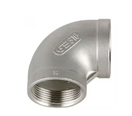 Cotovelo 90° de aço inox 150 Lbs