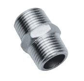 Niple duplo de aço inox 3000 Lbs