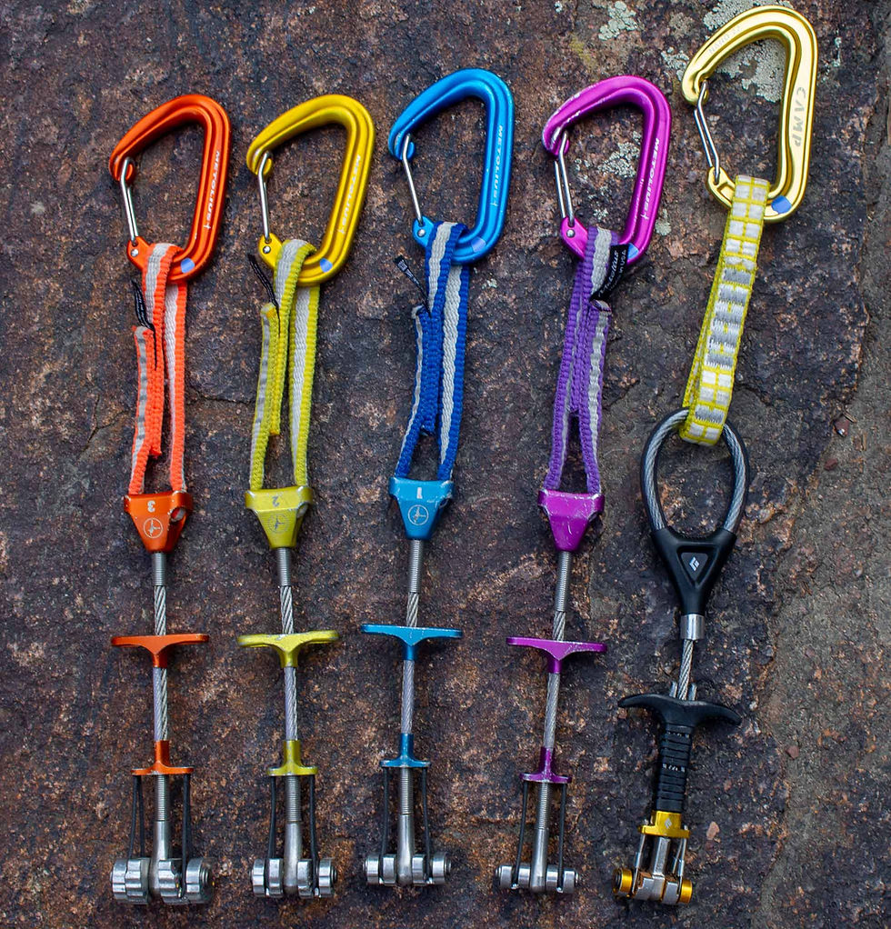 trad climbing micro cams