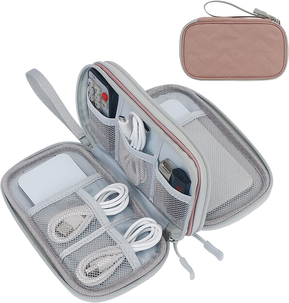 Thumbnail: FYY Travel Cable Organizer Pouch Electronic Accessories Carry Case Portable Wat