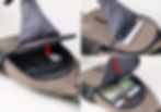 Thumbnail: WATERFLY Crossbody Sling Backpack Sling Bag Travel Hiking Chest Bag Daypack