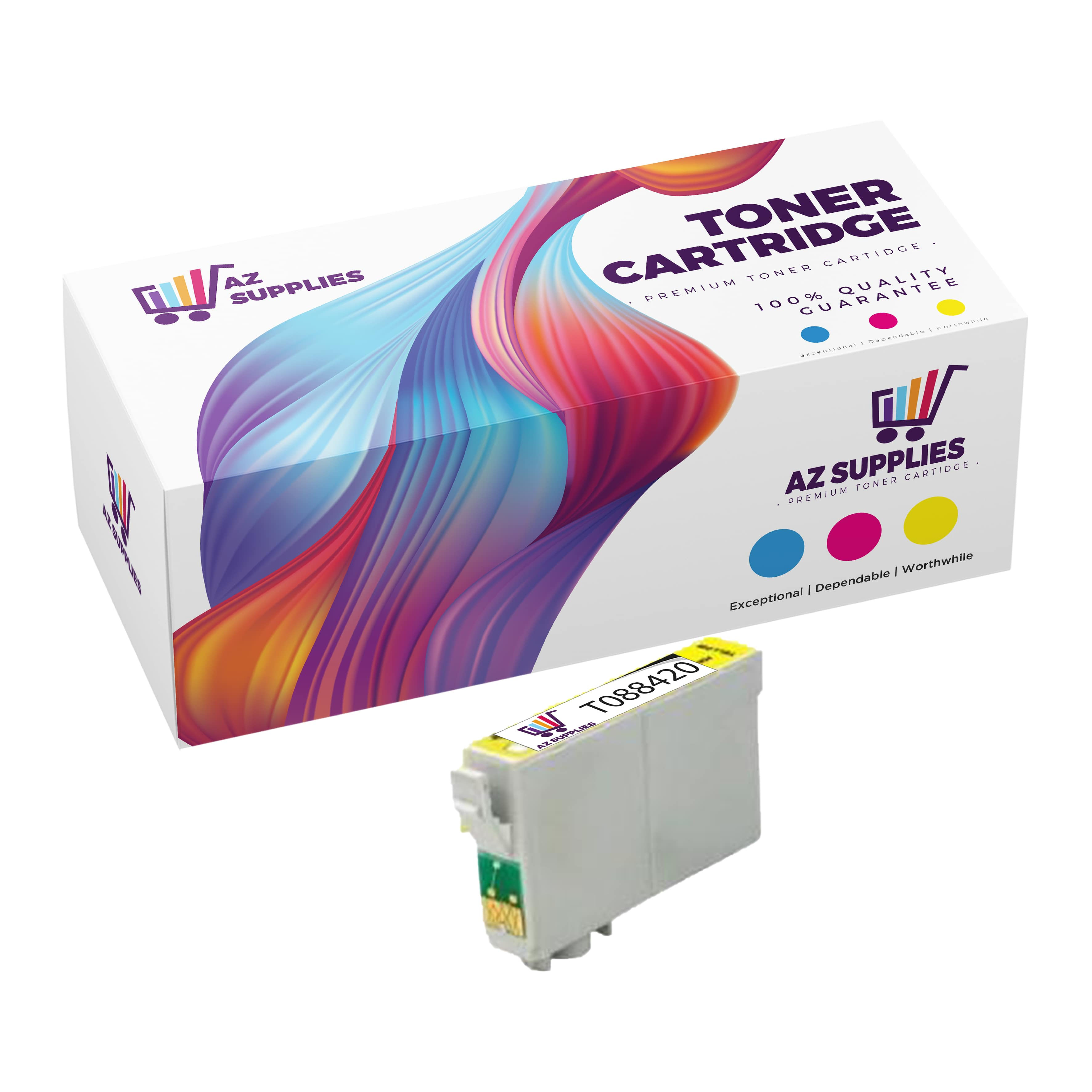 EPSON T088420 REMANUFACTURED YELLOW INK CARTRIDGE