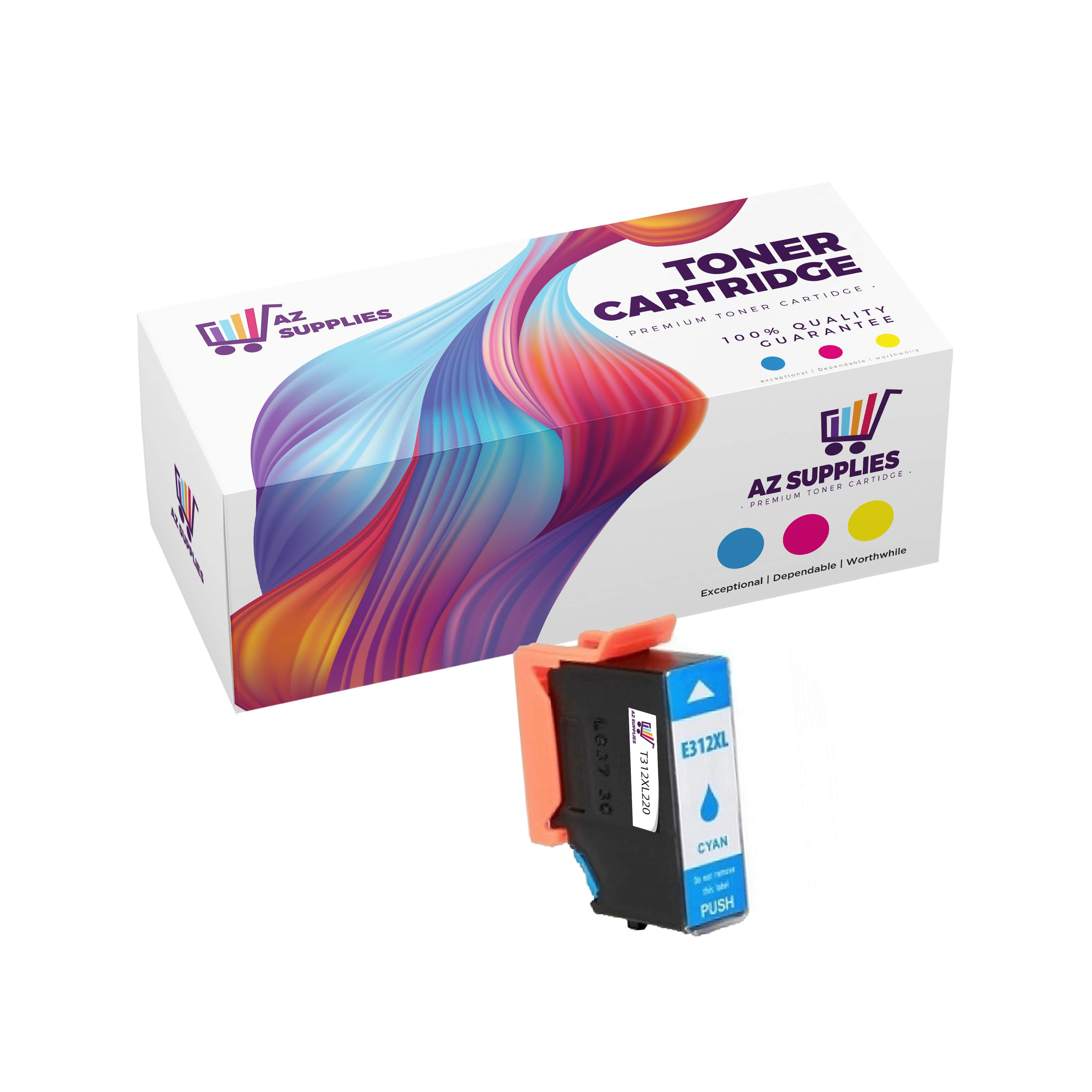 EPSON T312XL220 REMANUFACTURED HIGH YIELD CYAN INKJET