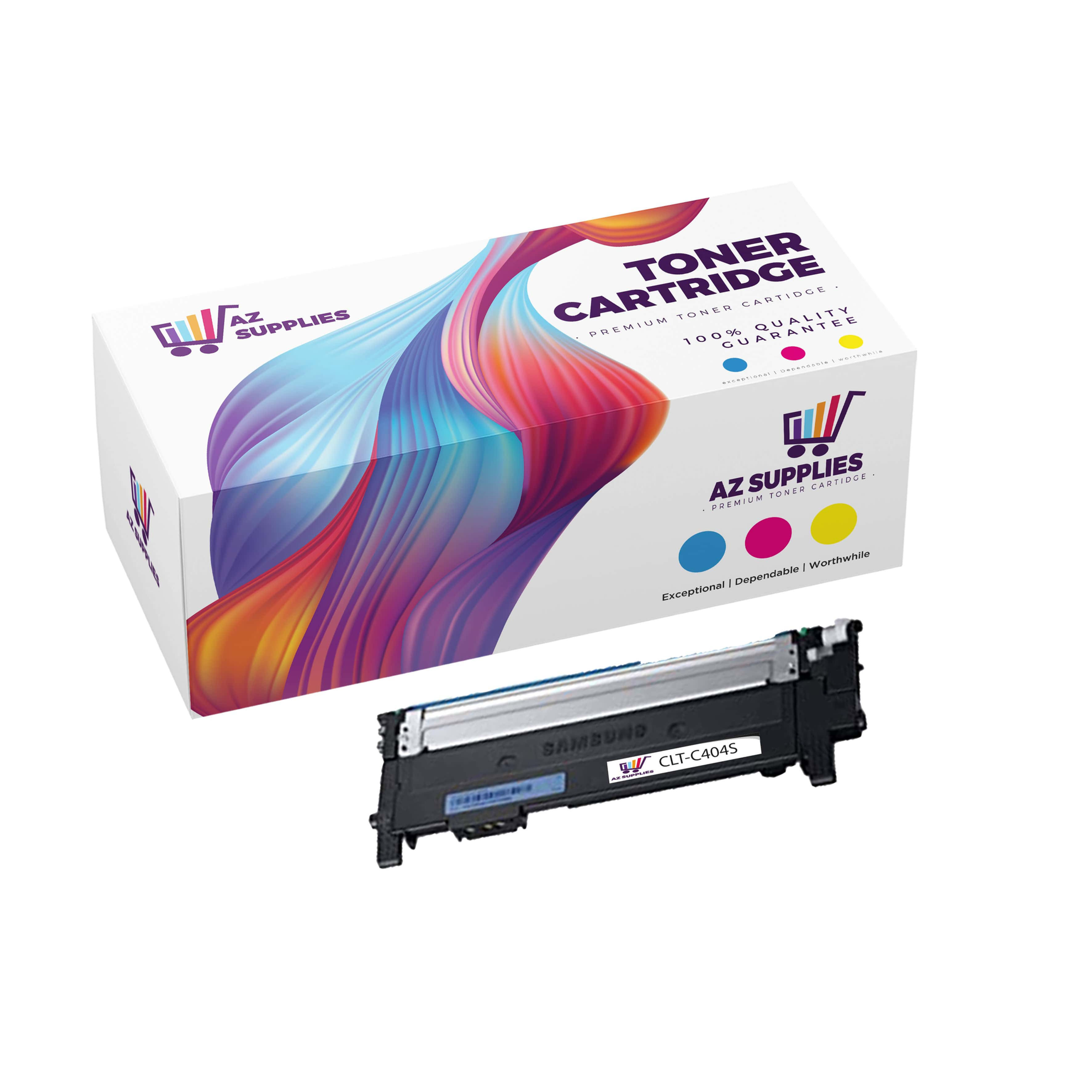 SAMSUNG CLT-C404S CYAN COMPATIBLE TONER CARTRIDGE