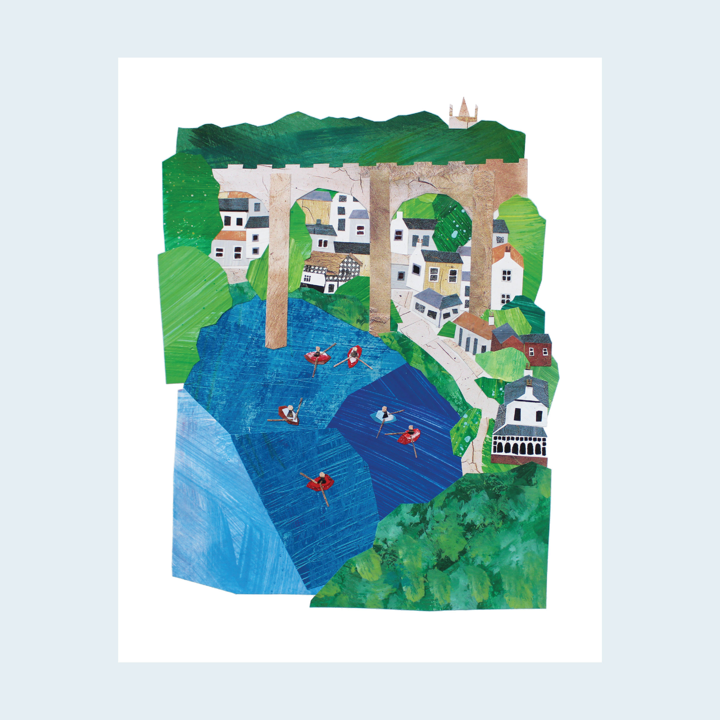 Knaresborough, Yorkshire - 8" x 10" Print