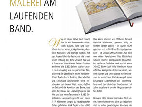 Recensioni della stampa: Affascinante pittura senza sosta