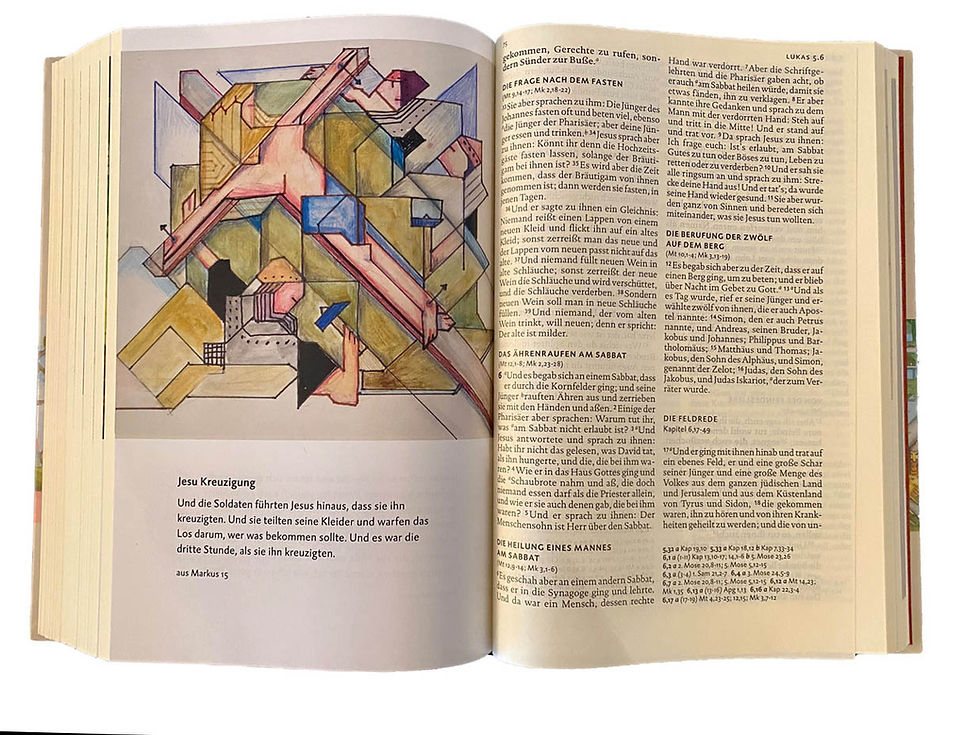 Miniatura: Bibbia di Lutero con immagini di Willy Wiedmann