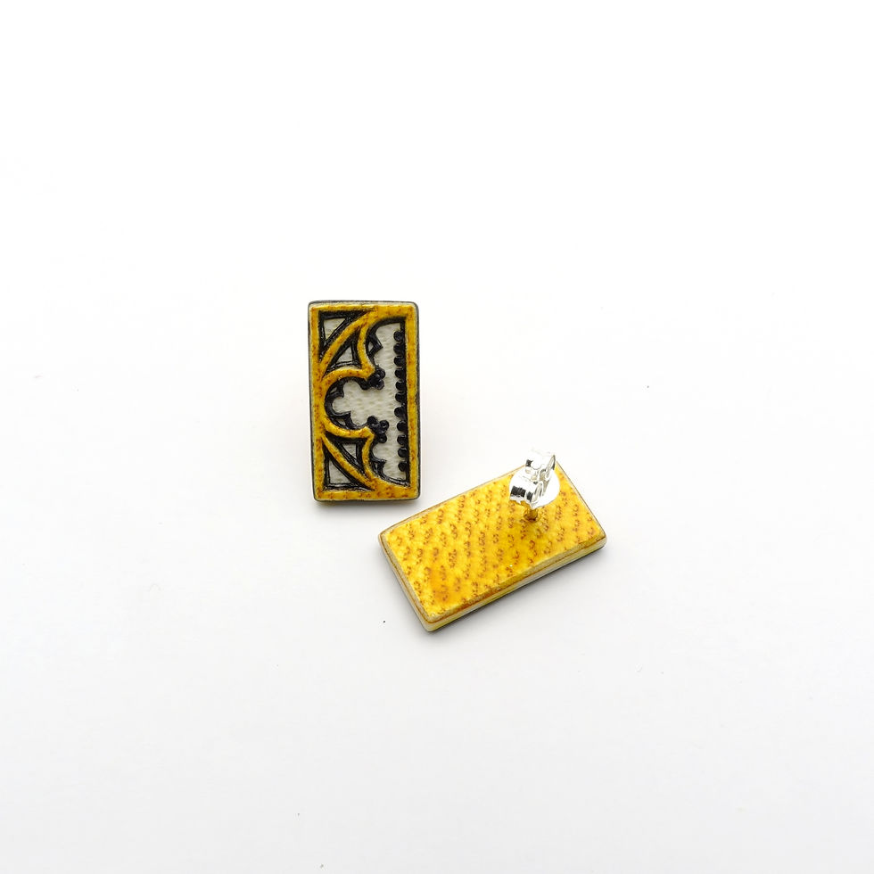 Thumbnail: Pediment earrings # 1