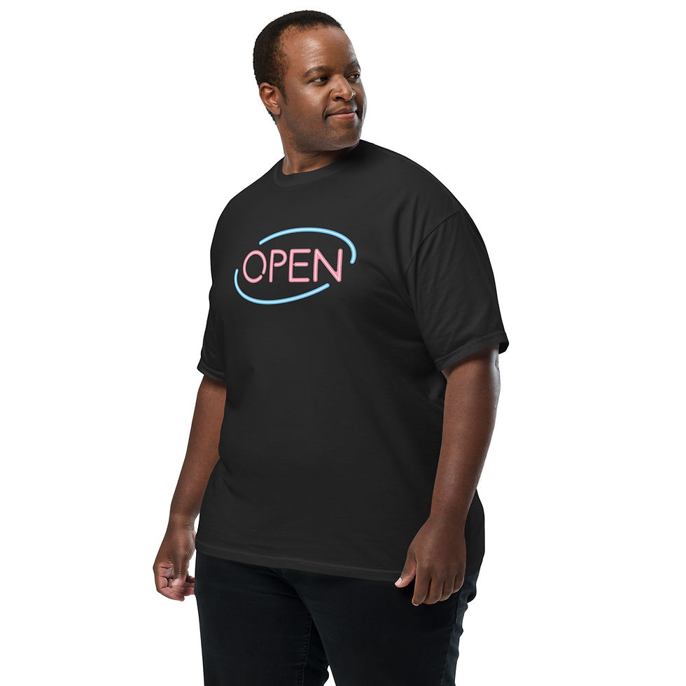 Thumbnail: OPEN tee--Unisex garment-dyed heavyweight t-shirt